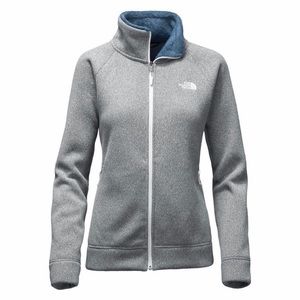 The North Face 🌈 Crescent Raschel Full-Zip Sweater-Knit Jacket Women’s Sz Small